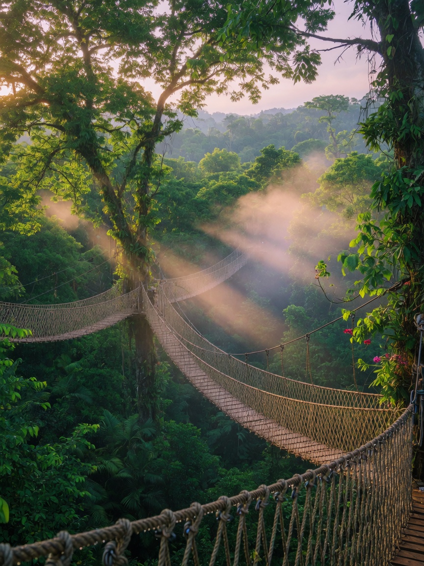 Kakum canopy — Canopy walkway over the rainforest